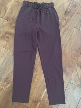 Brand new Lululemon Plum/Burgundy  Color Pants 2.
